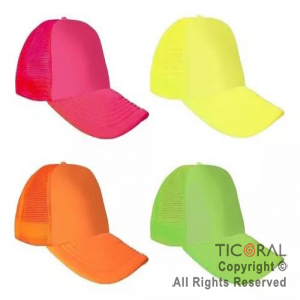 SOMBRERO GORRO TRUCKER FLUO NEON COLORES SURTIDOS CAP x 1